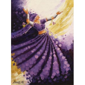 Bandah Ali, 18 x 24 Inch, Acrylic on Canvas, Figurative-Painting, AC-BNA-061